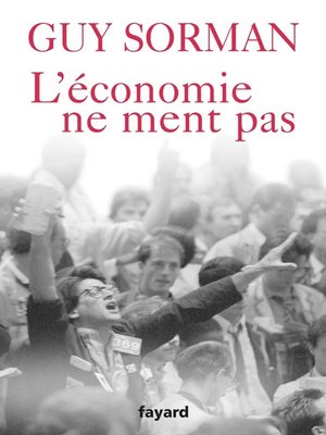 cover image of L'économie ne ment pas